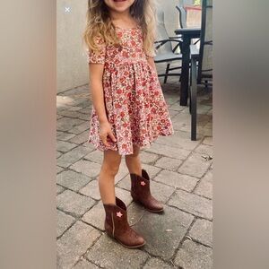 Alice + Ames Charming Floral Kids Dress